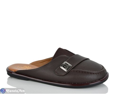 Шлепки жіночі на літо (8 пар р.36-41) коричневий  "LOREDANA"