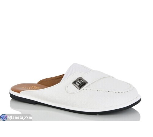 Шлепки жіночі на літо (8 пар р.36-41) білий  "LOREDANA"