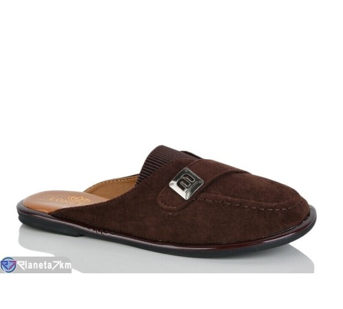 Шлепки жіночі на літо (8 пар р.36-41) коричневий  "LOREDANA"