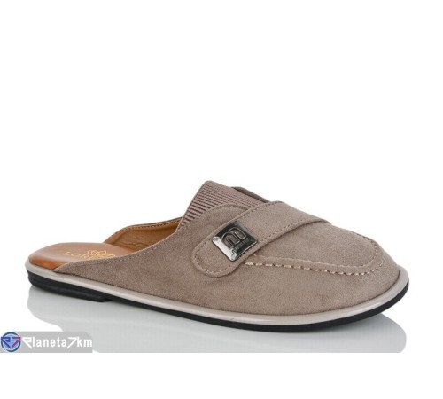 Шлепки жіночі на літо (8 пар р.36-41) коричневий  "LOREDANA"