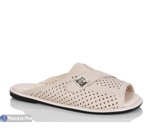 Шлепки жіночі на літо (8 пар р.36-41) бежевий  "LOREDANA"