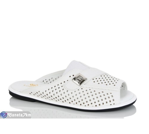 Шлепки жіночі на літо (8 пар р.36-41) білий  "LOREDANA"