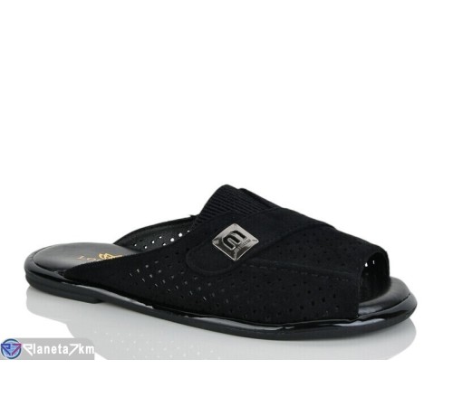 Шлепки жіночі на літо (8 пар р.36-41) чорний  "LOREDANA"