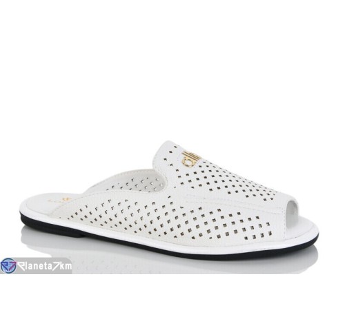 Шлепки жіночі на літо (8 пар р.36-41) білий  "LOREDANA"