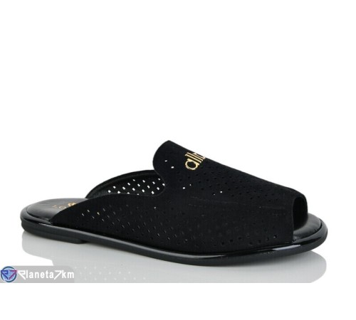 Шлепки жіночі на літо (8 пар р.36-41) чорний  "LOREDANA"