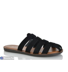 Шлепки жіночі на літо (8 пар р.36-41) чорний  "LOREDANA"