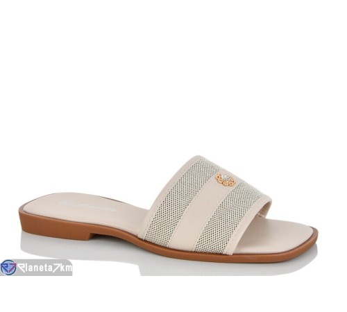 Шлепки жіночі на літо (8 пар р.36-41) бежевий  "LOREDANA"