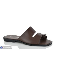 Шлепки жіночі на літо (8 пар р.36-41) коричневий  "LOREDANA"