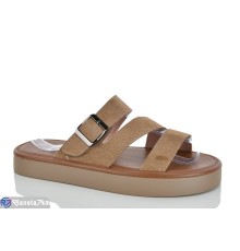 Шлепки жіночі на літо (8 пар р.36-41) бежевий  "LOREDANA"