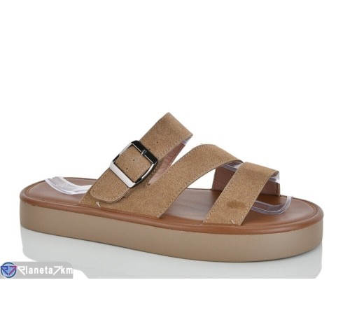 Шлепки жіночі на літо (8 пар р.36-41) бежевий  "LOREDANA"