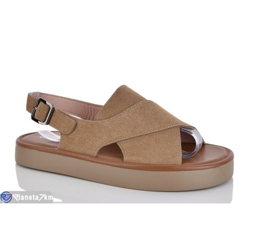 Босоніжки жіночі на літо (8 пар р.36-41) коричневий  "LOREDANA"