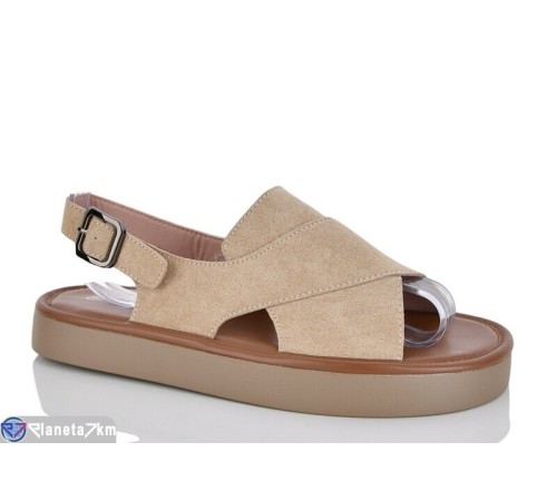 Босоніжки жіночі на літо (8 пар р.36-41) бежевий  "LOREDANA"