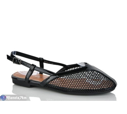 Босоніжки жіночі на літо (8 пар р.36-41) чорний  "LOREDANA"