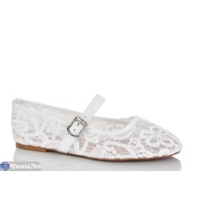 Балетки жіночі на літо (8 пар р.36-41) білий  "LOREDANA"