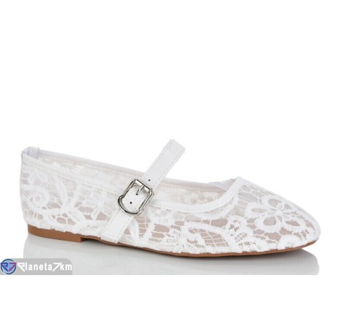 Балетки жіночі на літо (8 пар р.36-41) білий  "LOREDANA"