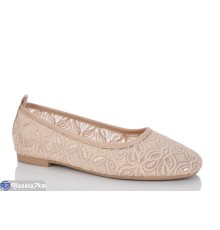 Балетки жіночі на літо (8 пар р.36-41) бежевий  "LOREDANA"