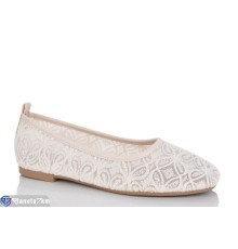 Балетки жіночі на літо (8 пар р.36-41) бежевий  "LOREDANA"