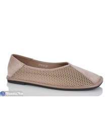 Балетки жіночі на літо (8 пар р.36-41) бежевий  "LOREDANA"