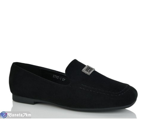 Туфлі жіночі на весну/осінь (8 пар р.36-41) чорний  "LOREDANA"