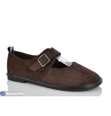 Туфлі жіночі на весну/осінь (8 пар р.36-41) коричневий  "LOREDANA"