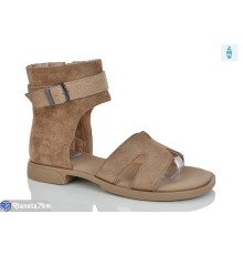 Босоніжки жіночі на весну/осінь (8 пар р.36-41) коричневий  "LOREDANA"