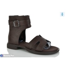 Босоніжки жіночі на весну/осінь (8 пар р.36-41) коричневий  "LOREDANA"