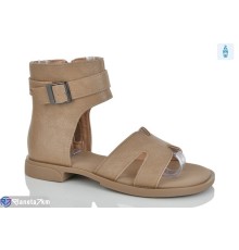 Босоніжки жіночі на весну/осінь (8 пар р.36-41) коричневий  "LOREDANA"