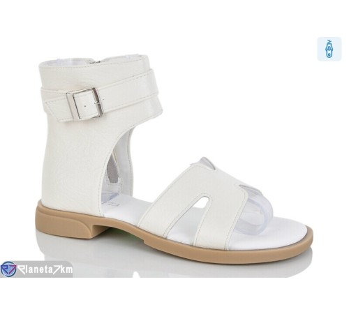 Босоніжки жіночі на весну/осінь (8 пар р.36-41) білий  "LOREDANA"