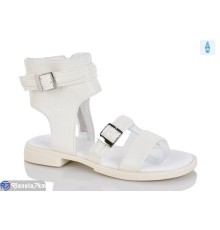 Босоніжки жіночі на весну/осінь (8 пар р.36-41) білий  "LOREDANA"