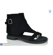 Босоніжки жіночі на весну/осінь (8 пар р.36-41) чорний  "LOREDANA"