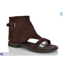 Босоніжки жіночі на весну/осінь (8 пар р.36-41) коричневий  "LOREDANA"