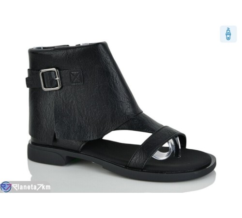 Босоніжки жіночі на весну/осінь (8 пар р.36-41) чорний  "LOREDANA"