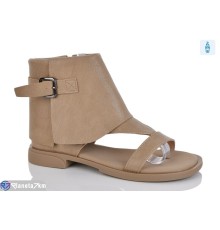 Босоніжки жіночі на весну/осінь (8 пар р.36-41) коричневий  "LOREDANA"