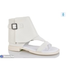 Босоніжки жіночі на весну/осінь (8 пар р.36-41) білий  "LOREDANA"