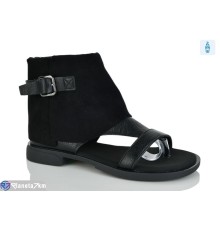 Босоніжки жіночі на весну/осінь (8 пар р.36-41) чорний  "LOREDANA"