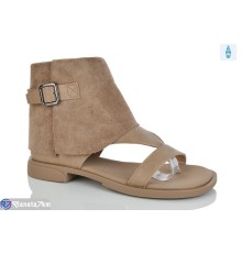 Босоніжки жіночі на весну/осінь (8 пар р.36-41) коричневий  "LOREDANA"