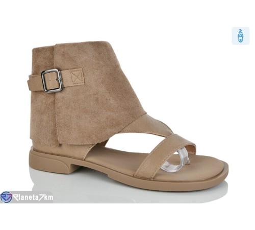 Босоніжки жіночі на весну/осінь (8 пар р.36-41) коричневий  "LOREDANA"