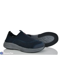 Кросівки чоловічі на літо (8 пар р.41-46) синій  "Mirella"