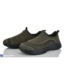 Кросівки чоловічі на літо (8 пар р.41-46) зелений  "Mirella"