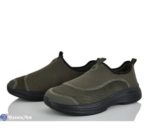 Кросівки чоловічі на літо (8 пар р.41-46) зелений  "Mirella"