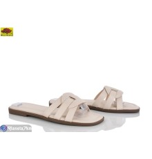 Шлепки жіночі на літо (8 пар р.36-41) бежевий  "Mei De Li"