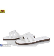 Шлепки жіночі на літо (8 пар р.36-41) білий  "Mei De Li"