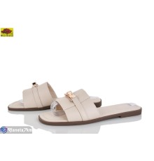 Шлепки жіночі на літо (8 пар р.36-41) бежевий  "Mei De Li"