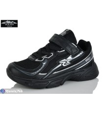 Дитячі кросівки на весну/осінь (8 пар р.32-37) чорний  "Baas"