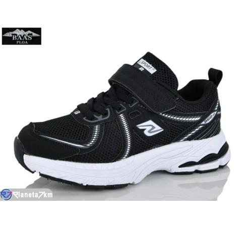 Дитячі кросівки на весну/осінь (8 пар р.32-37) чорний  "Baas"