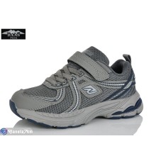 Дитячі кросівки на весну/осінь (8 пар р.32-37) сірий  "Baas"