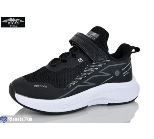 Дитячі кросівки на весну/осінь (8 пар р.32-37) чорний  "Baas"