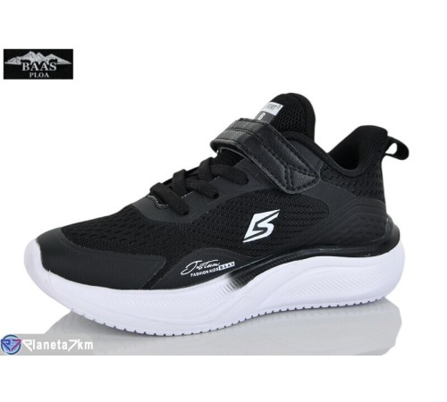 Дитячі кросівки на весну/осінь (8 пар р.32-37) чорний  "Baas"