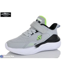 Дитячі кросівки на весну/осінь (8 пар р.32-37) сірий  "Baas"