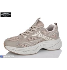 Кросівки жіночі на весну/осінь (8 пар р.36-41) коричневий  "Baas"